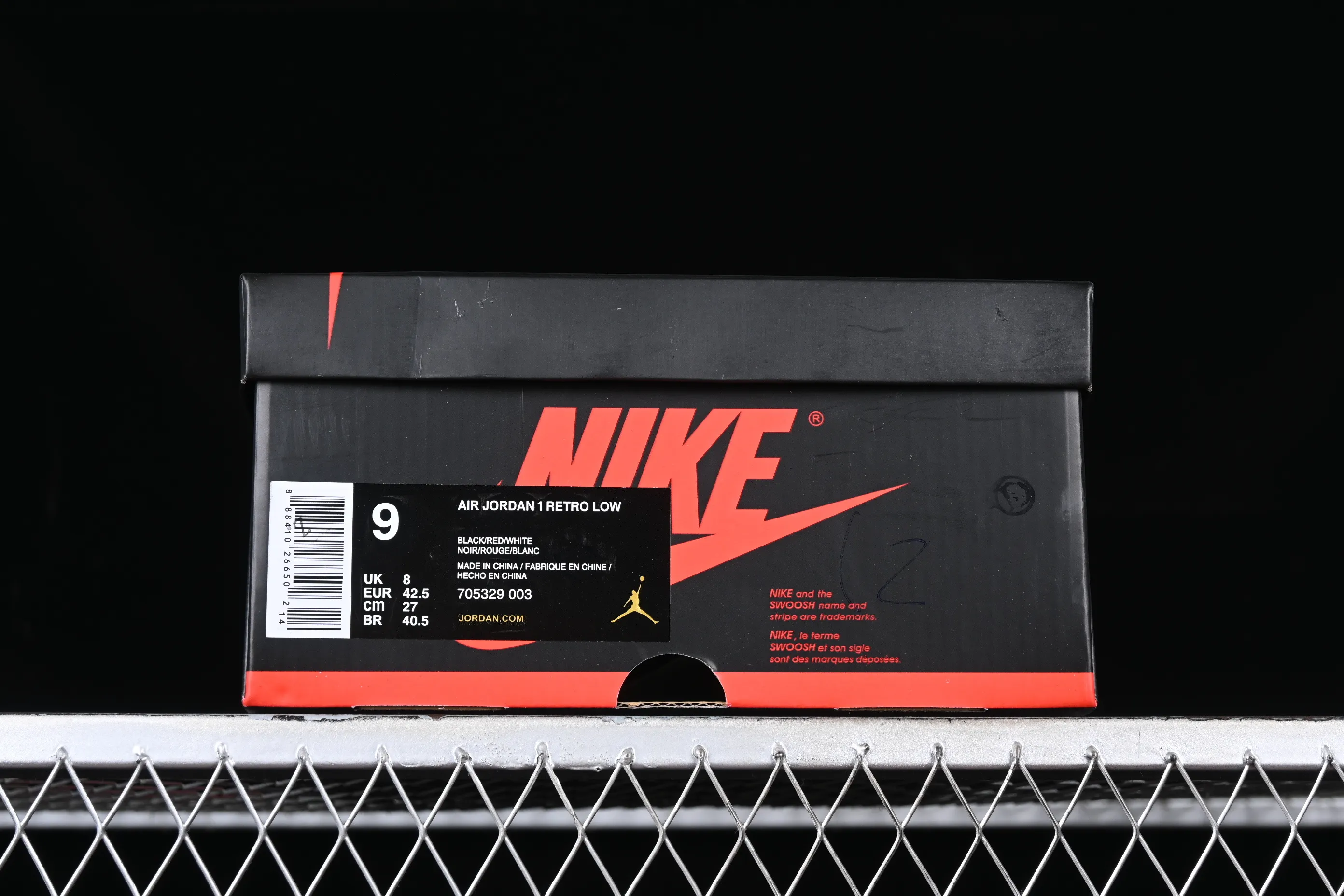 All categories Air Jordan Jordan series basketball shoes Air Jordan 1 Low Z version Air Jordan 1 Low OG "Shadow" AJ1 Joe 1 shadow gray low-top basketball shoes 705329-003